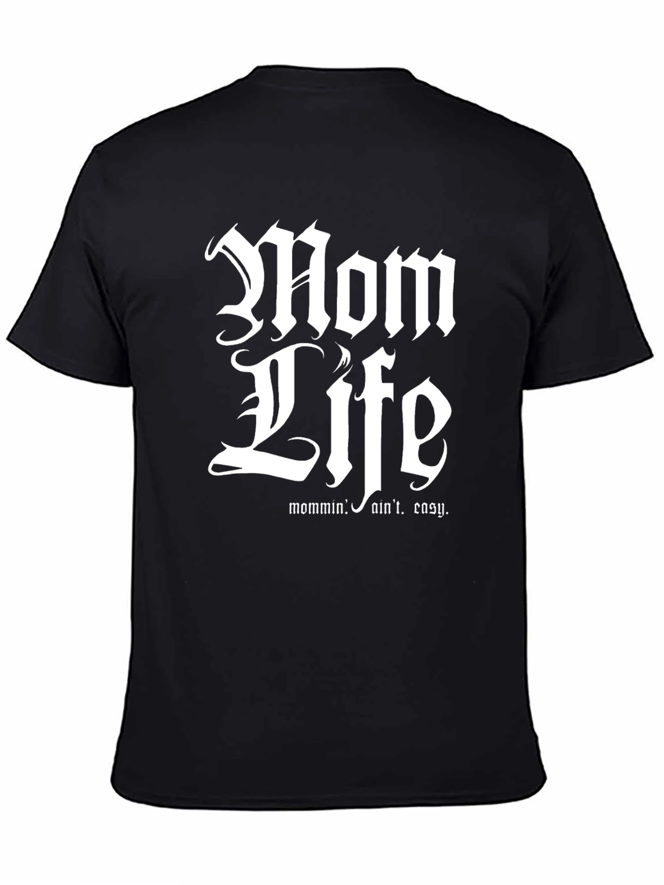 Camiseta Negra Mom Life para Hombre