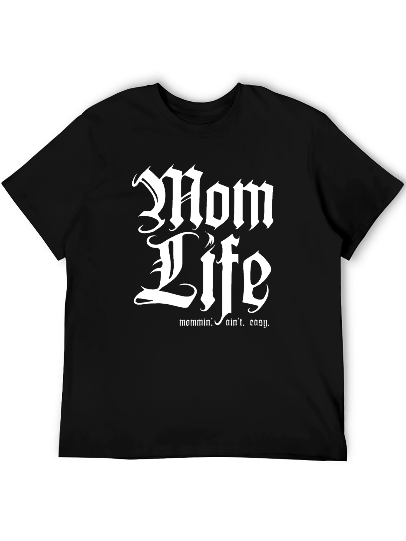 Camiseta Negra Mom Life para Hombre