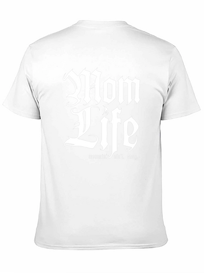 Camiseta Negra Mom Life para Hombre