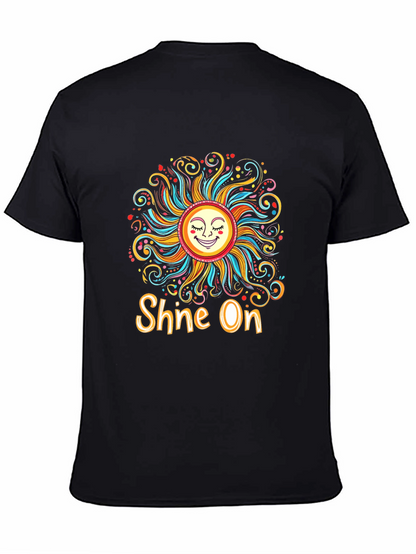 Camiseta Negra Sol Brilla