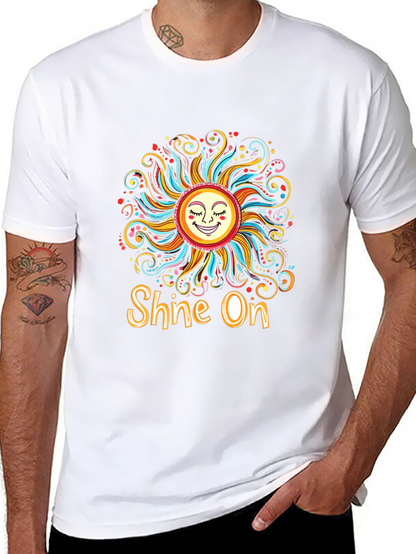 Camiseta Negra Sol Brilla