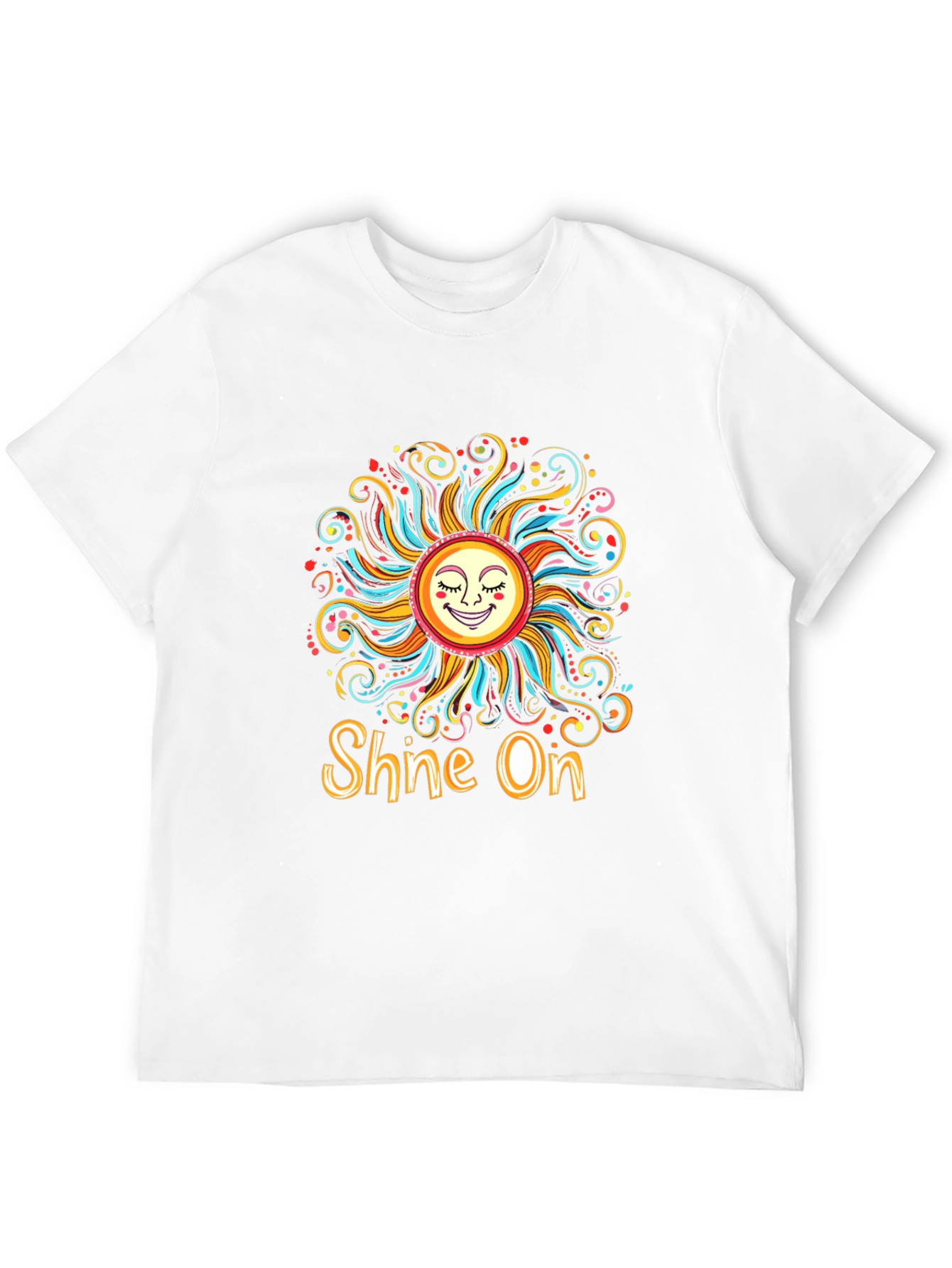 Camiseta Negra Sol Brilla