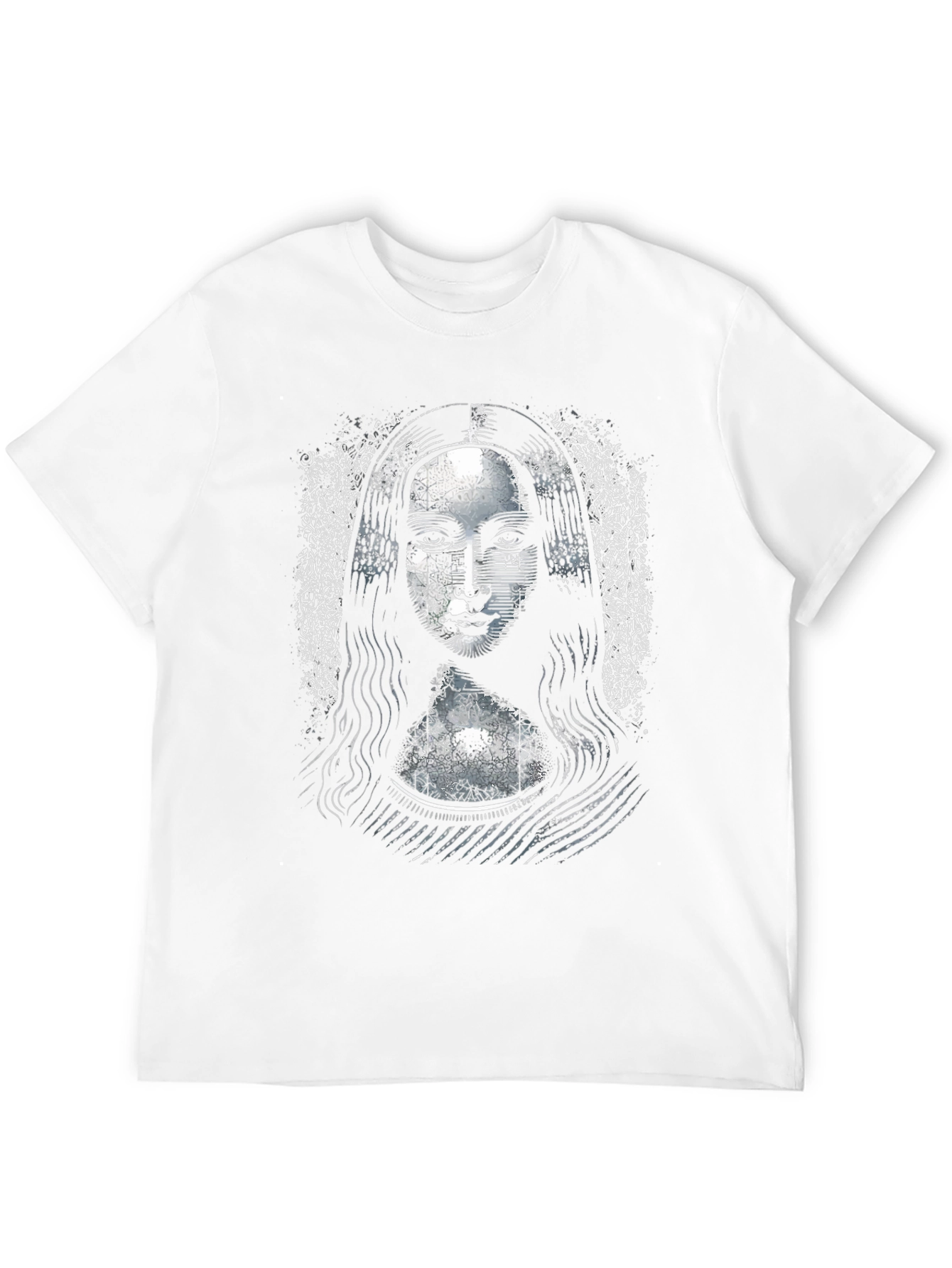 Camiseta Negra Mona Lisa Diseño Único