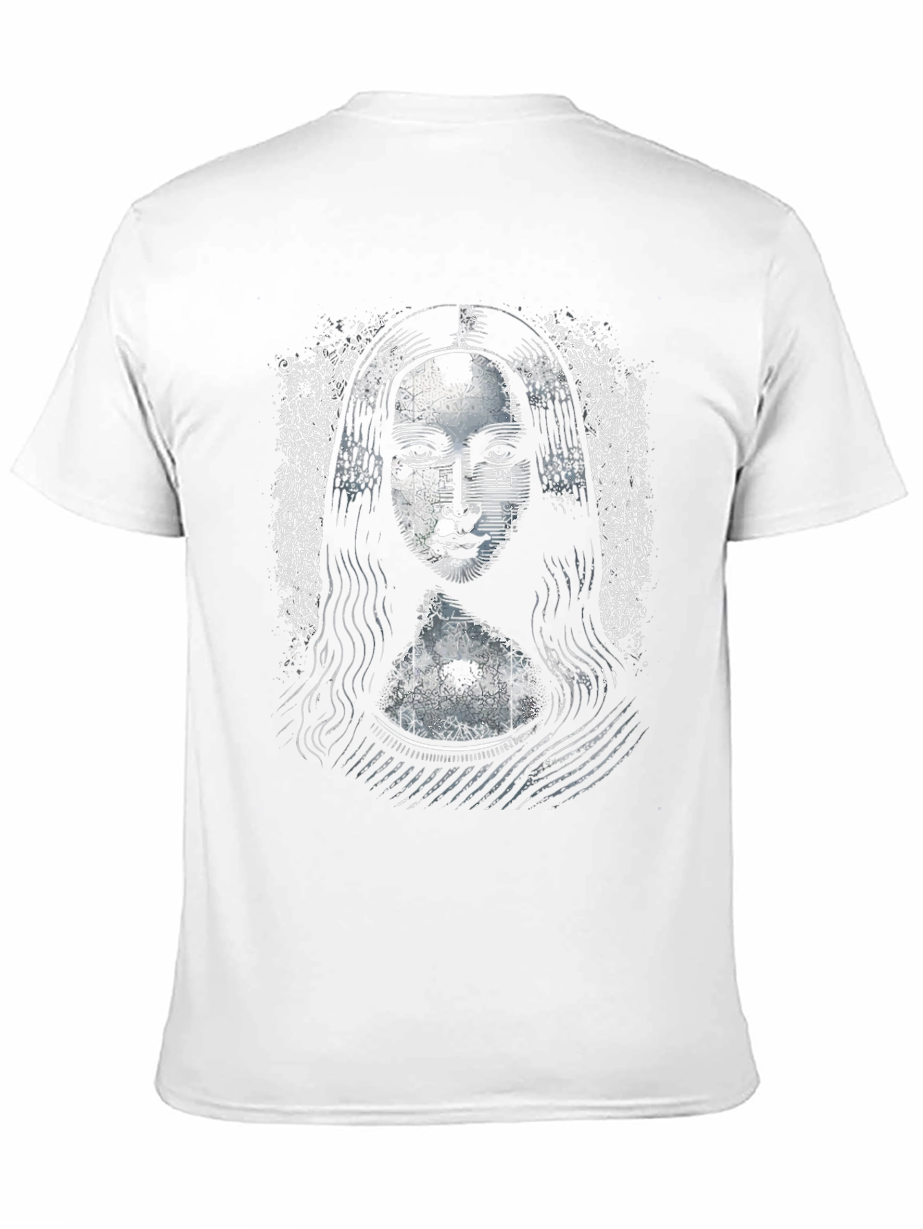 Camiseta Negra Mona Lisa Diseño Único