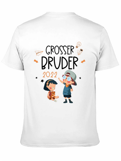 Camiseta Negra Grosser Bruder 2022 - Diseño Infantil