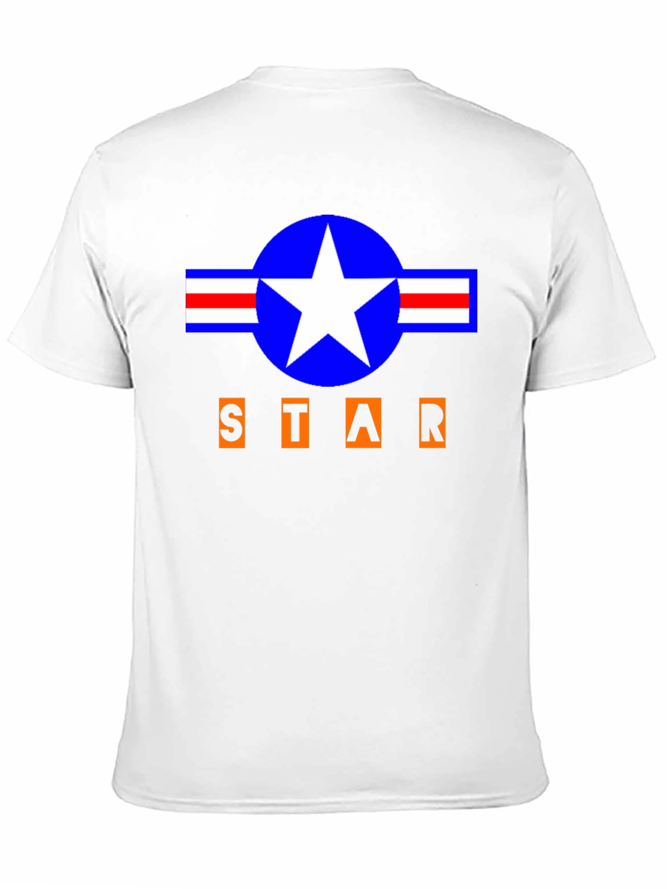 Camiseta Negra Estilo Militar STAR