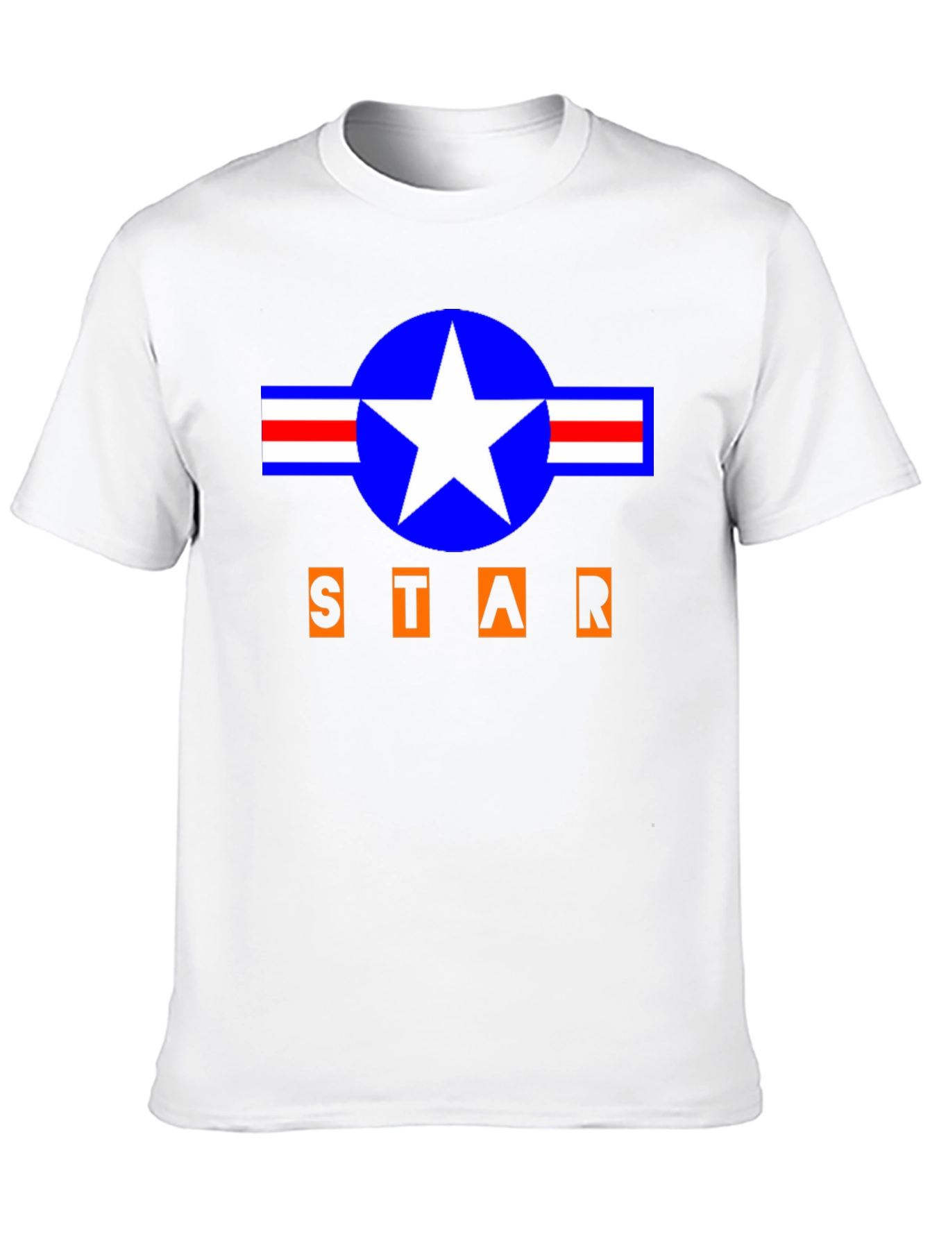 Camiseta Negra Estilo Militar STAR