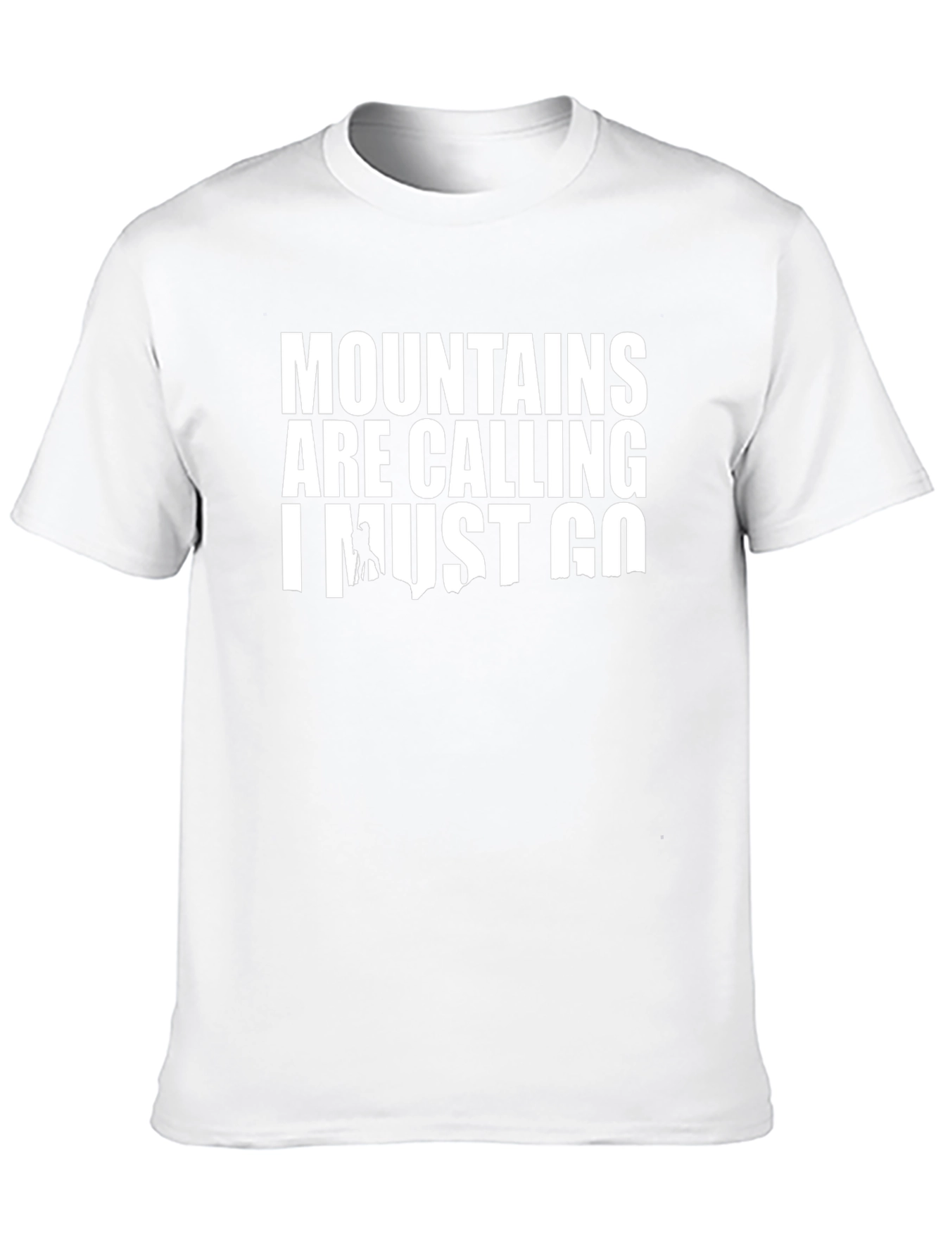 Camiseta Negra: Las Montañas Llaman
