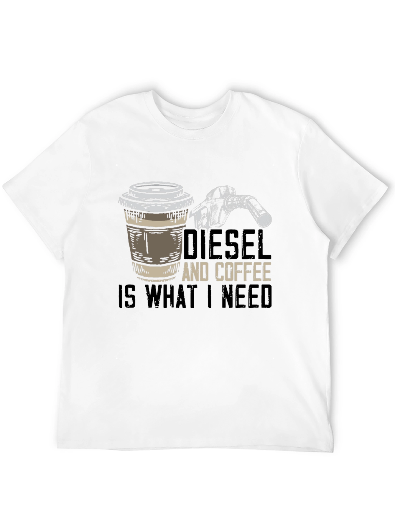 Camiseta Diesel y Café: Lo Que Necesito
