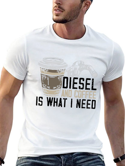 Camiseta Diesel y Café: Lo Que Necesito