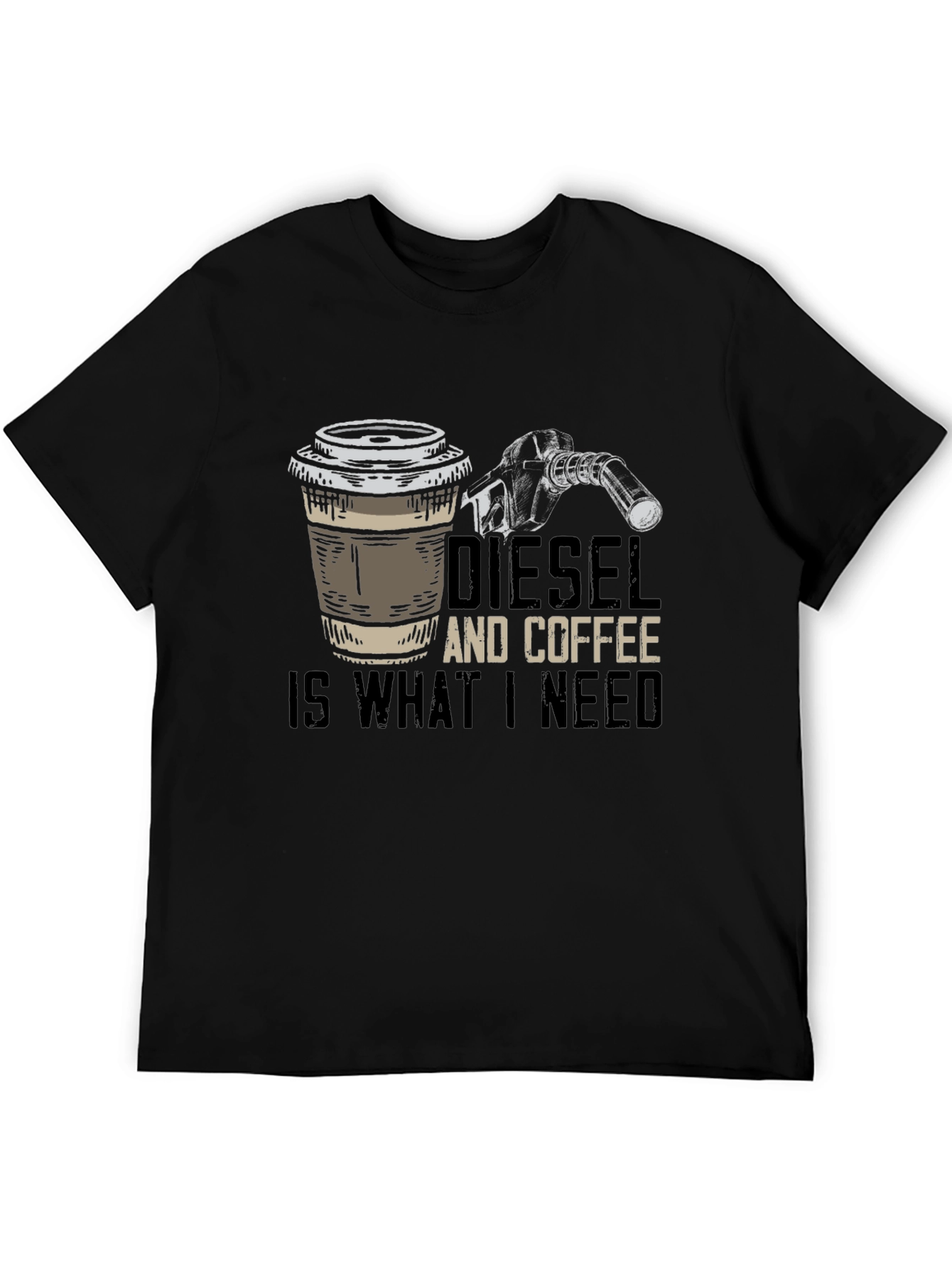 Camiseta Diesel y Café: Lo Que Necesito