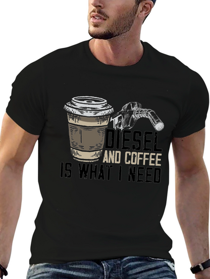 Camiseta Diesel y Café: Lo Que Necesito