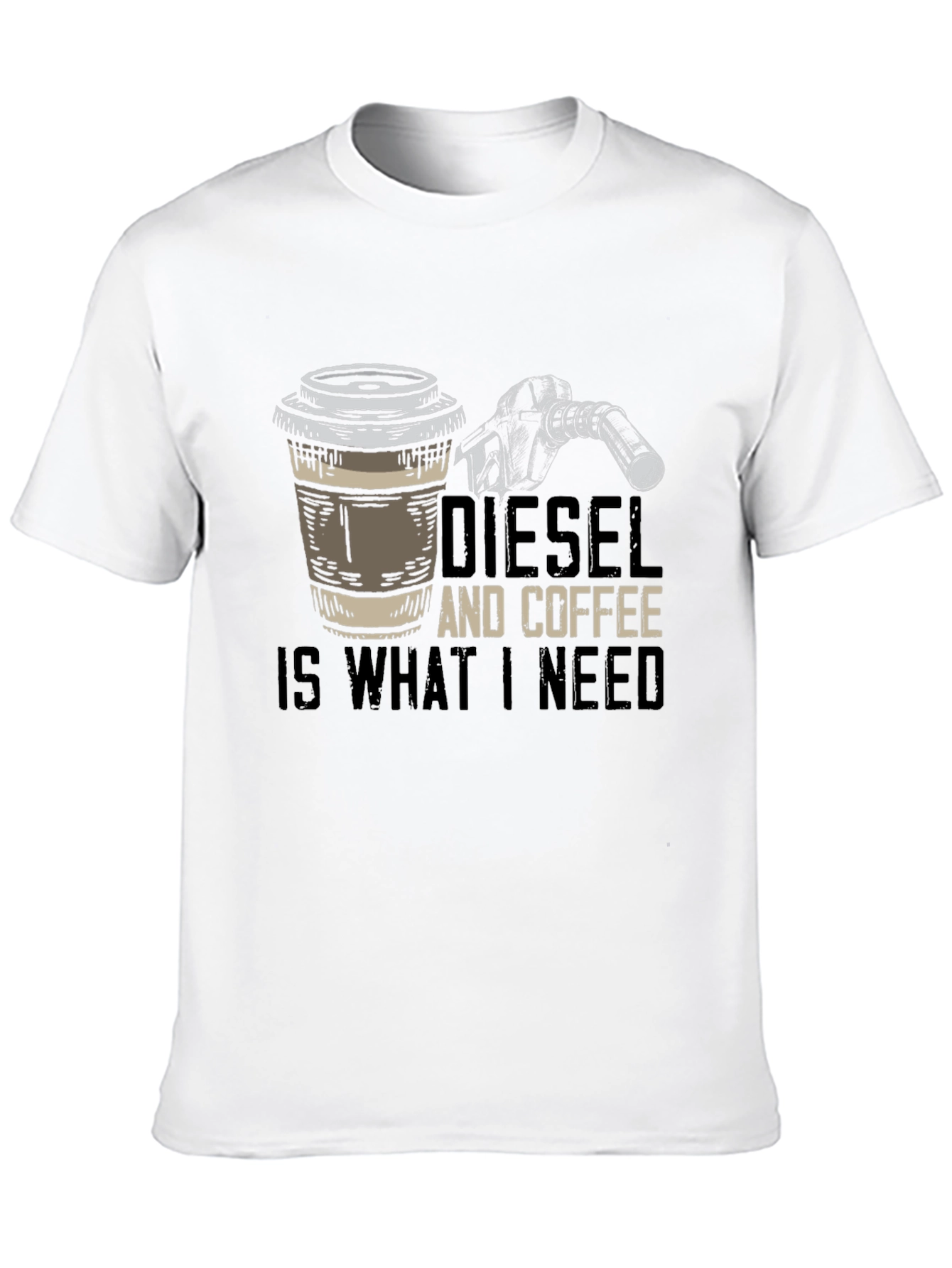 Camiseta Diesel y Café: Lo Que Necesito