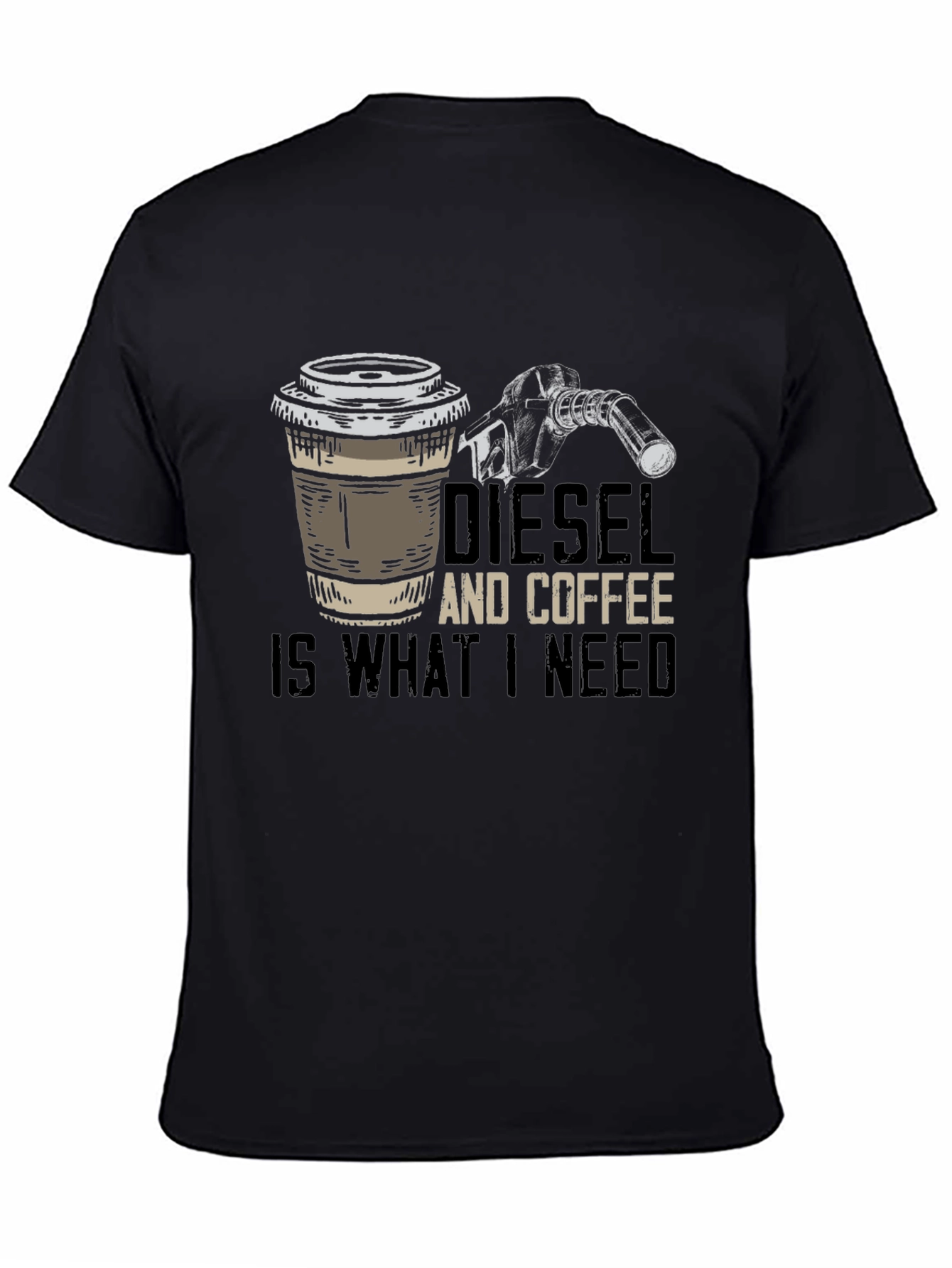 Camiseta Diesel y Café: Lo Que Necesito