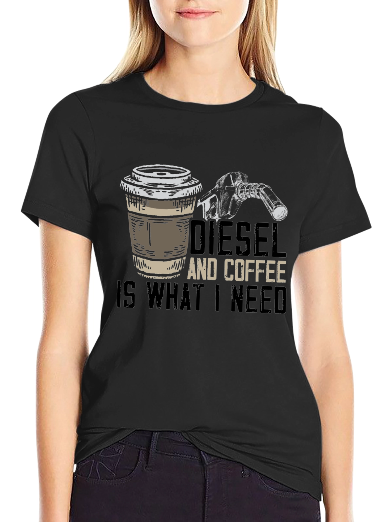 Camiseta Diesel y Café: Lo Que Necesito