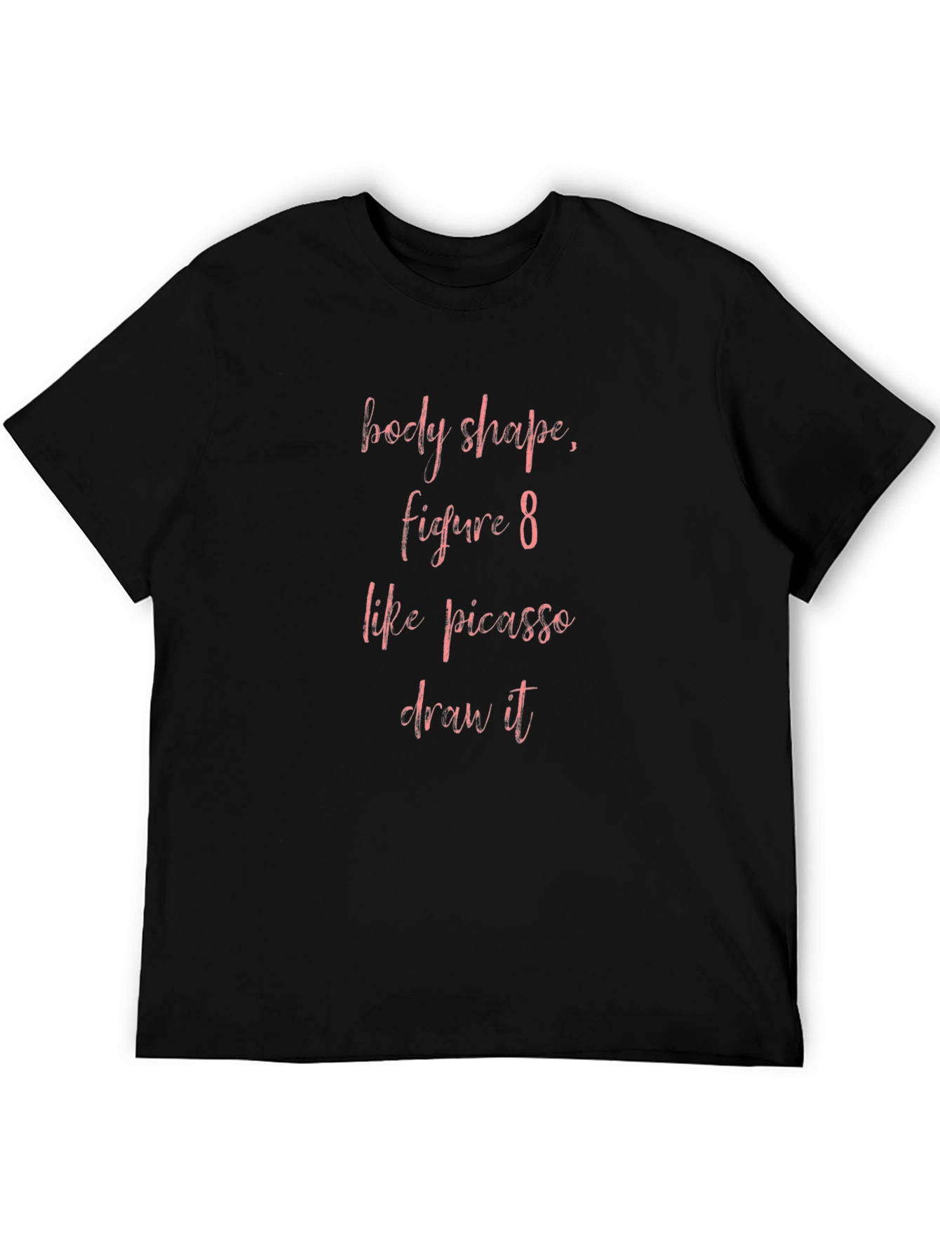 Camiseta Negra con Diseño Picasso Figura 8