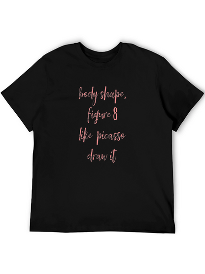 Camiseta Negra con Diseño Picasso Figura 8
