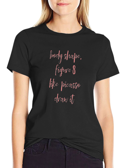 Camiseta Negra con Diseño Picasso Figura 8