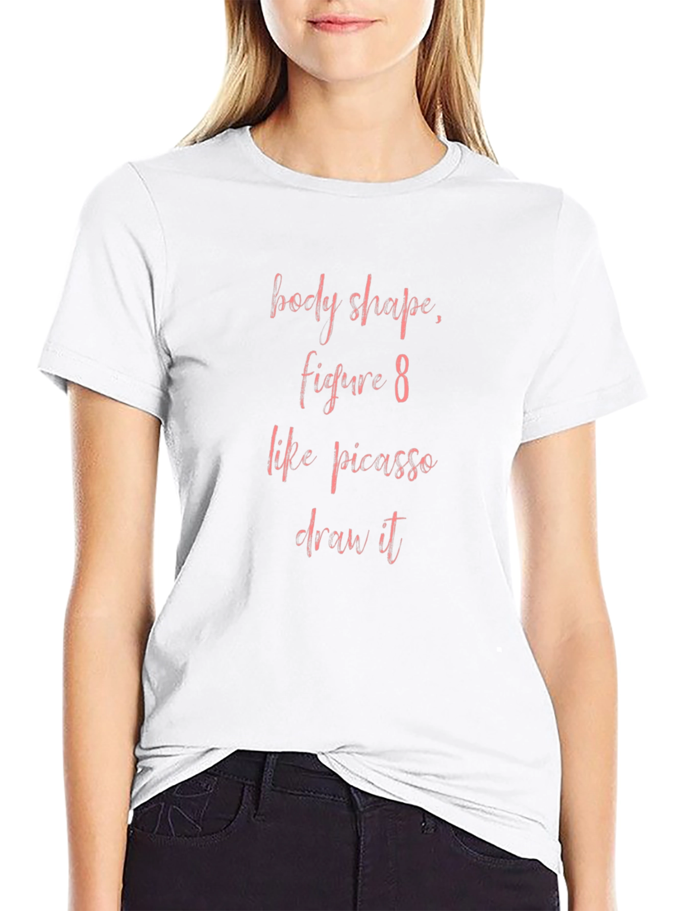 Camiseta Negra con Diseño Picasso Figura 8