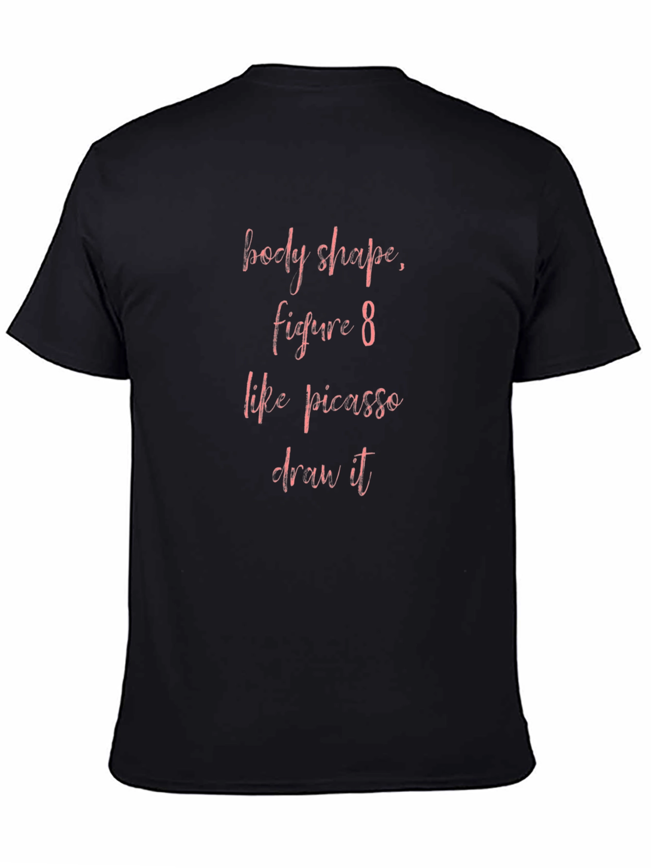 Camiseta Negra con Diseño Picasso Figura 8