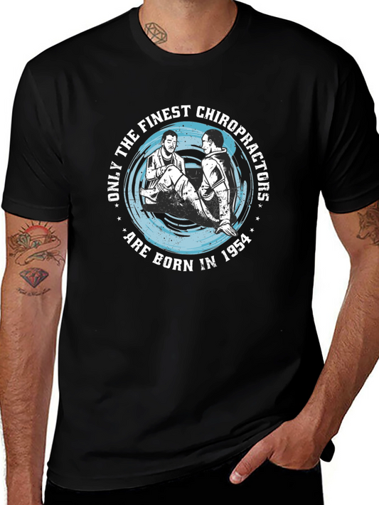 Camiseta Negra: Quiroprácticos Nacidos en 1954
