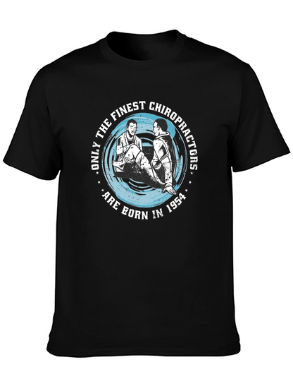 Camiseta Negra: Quiroprácticos Nacidos en 1954