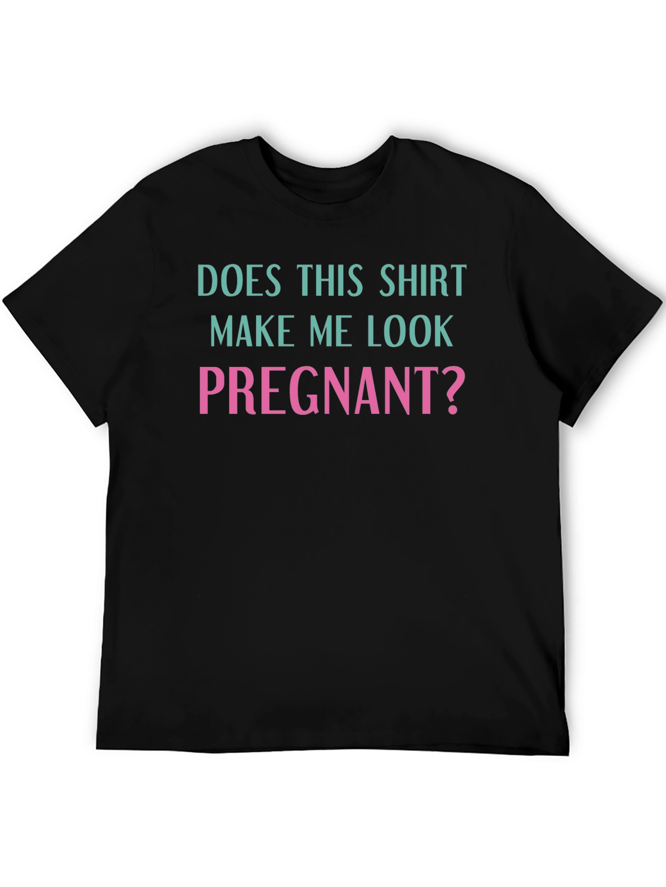 Camiseta Negra Humor Embarazo