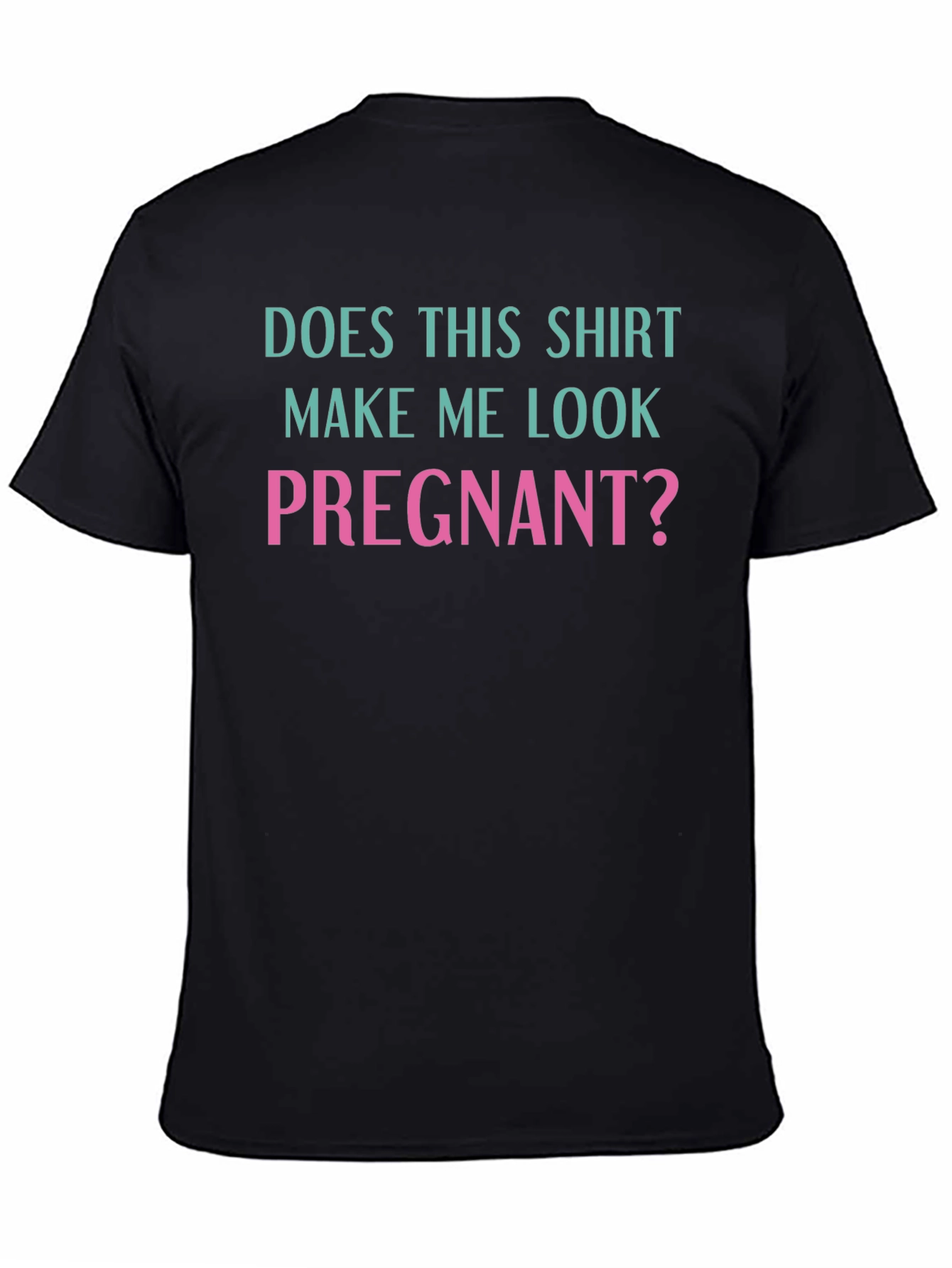 Camiseta Negra Humor Embarazo