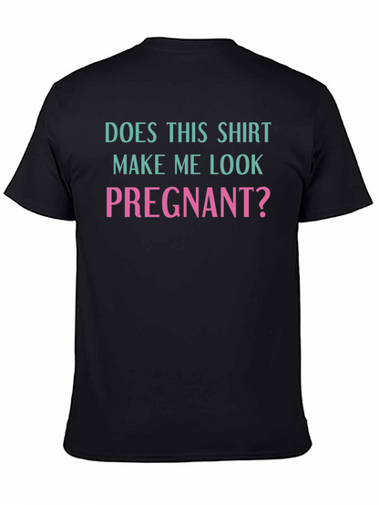 Camiseta Negra Humor Embarazo