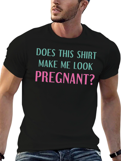 Camiseta Negra Humor Embarazo