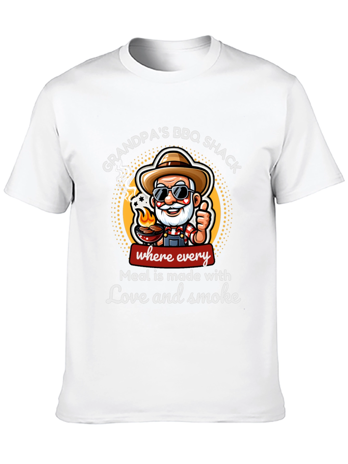 Camiseta Grandpas BBQ Shack
