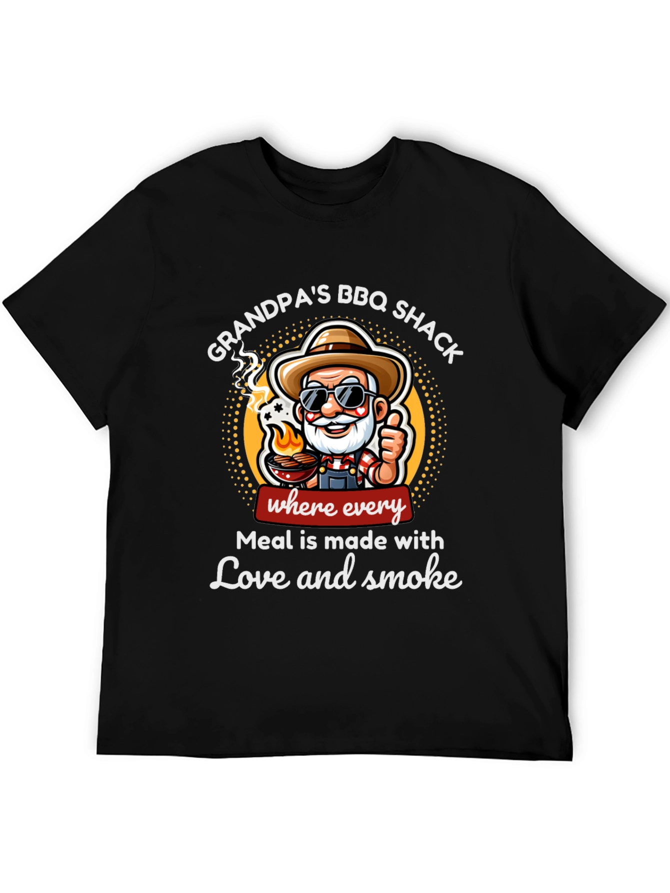 Camiseta Grandpas BBQ Shack