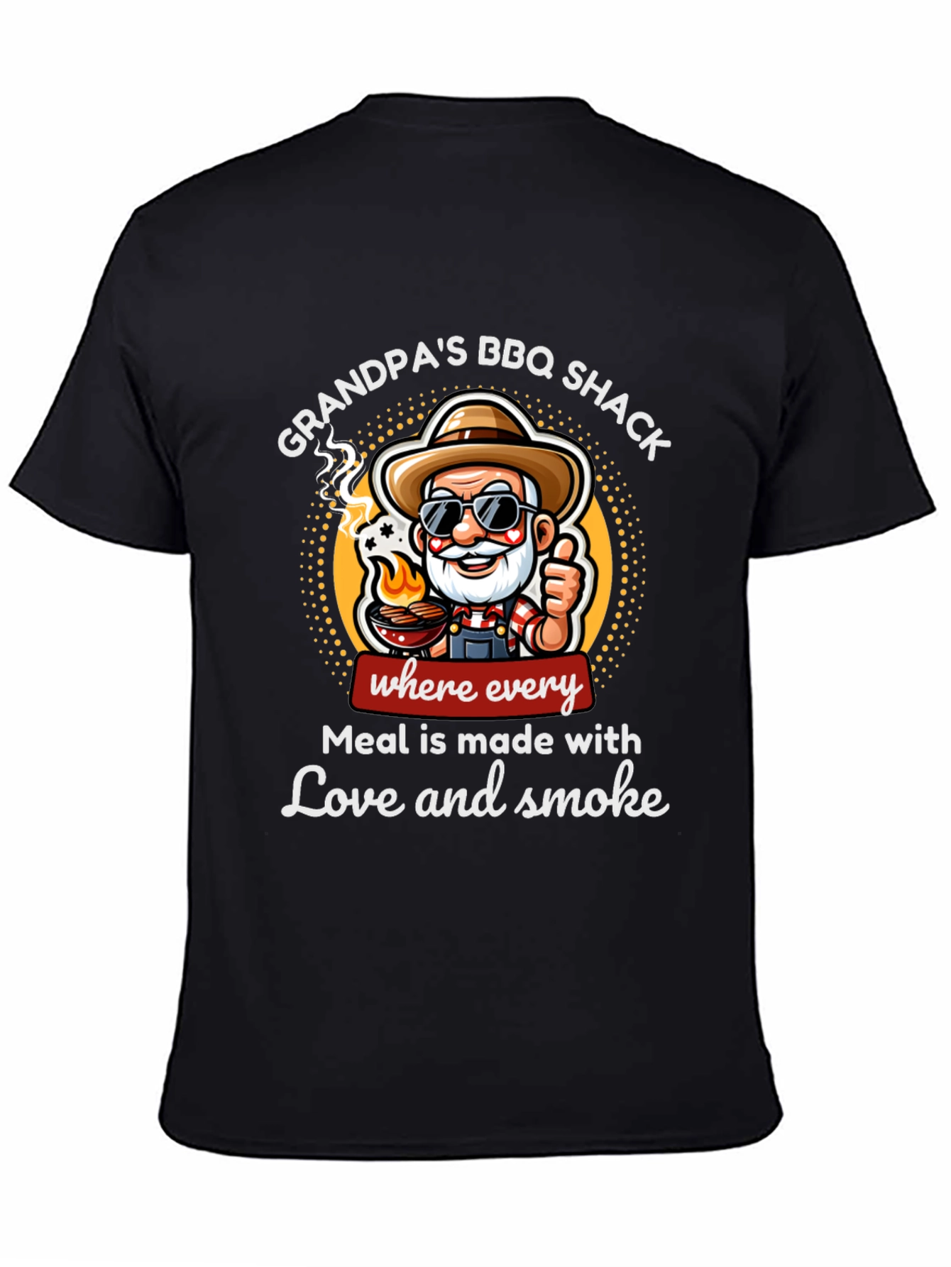 Camiseta Grandpas BBQ Shack