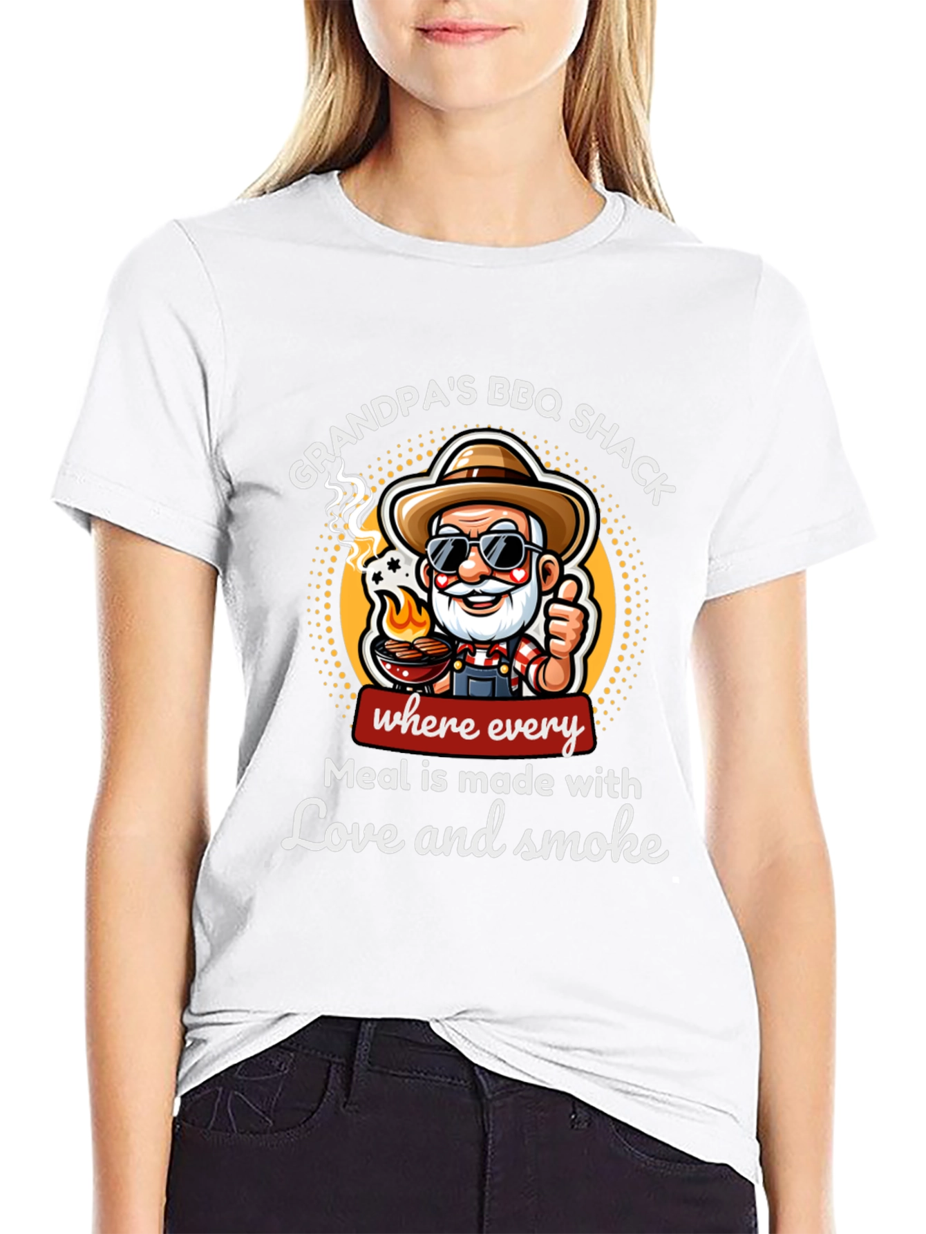 Camiseta Grandpas BBQ Shack