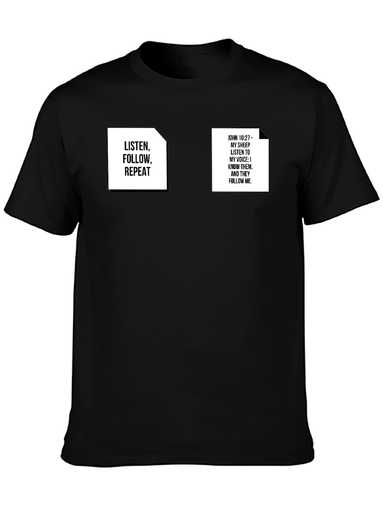 Camiseta Negra con Mensajes Inspiradores