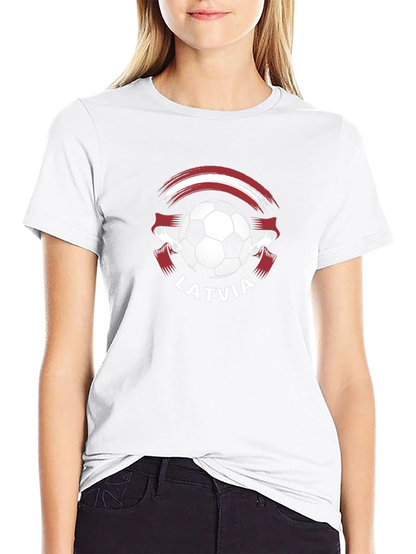 Camiseta Fútbol Letonia - Diseño Original