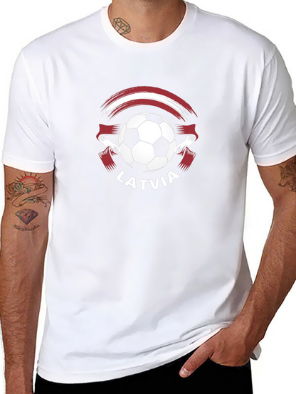 Camiseta Fútbol Letonia - Diseño Original