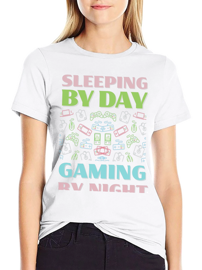 Camiseta Gaming: Sleeping By Day