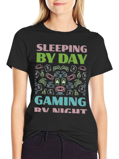 Camiseta Gaming: Sleeping By Day