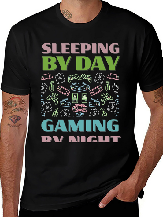 Camiseta Gaming: Sleeping By Day