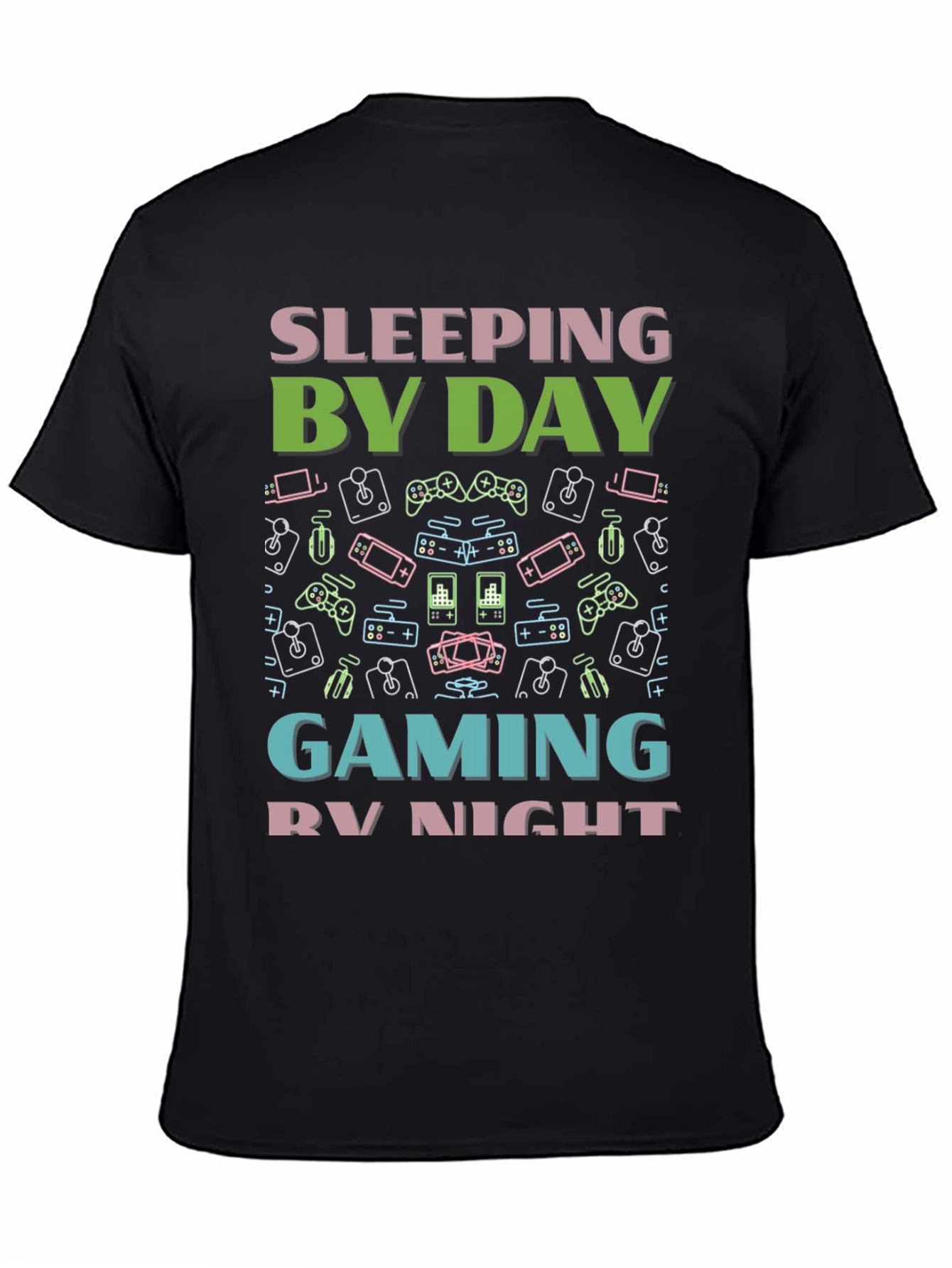 Camiseta Gaming: Sleeping By Day