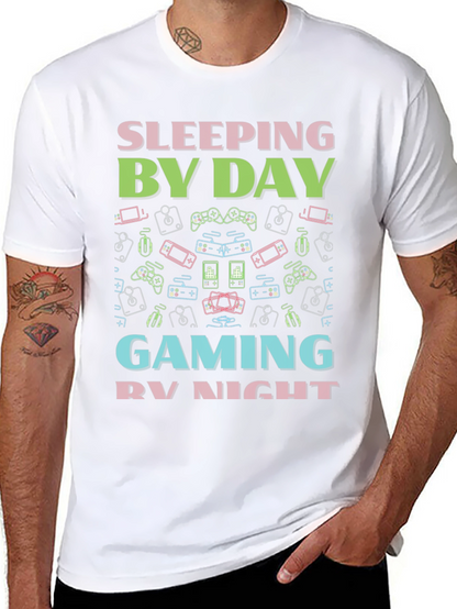 Camiseta Gaming: Sleeping By Day