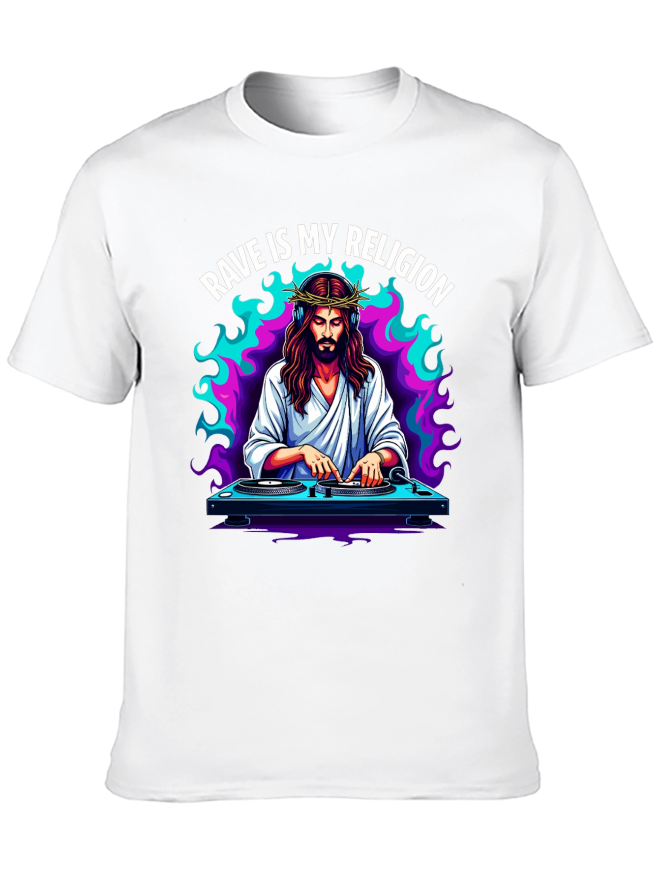 Camiseta Rave is My Religion - Diseño Único