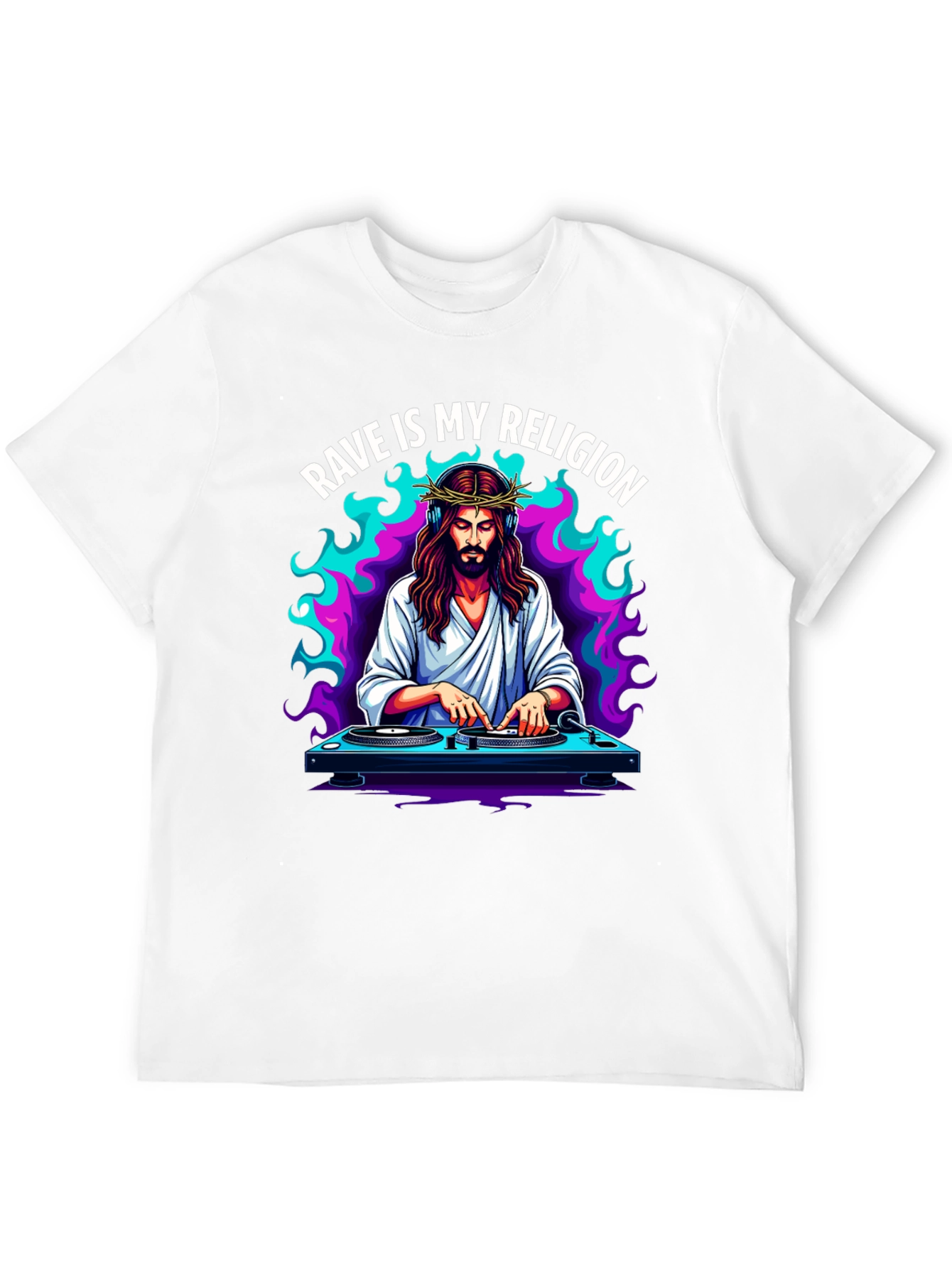 Camiseta Rave is My Religion - Diseño Único
