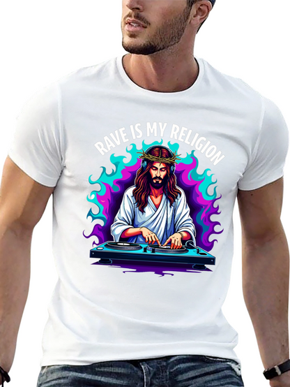 Camiseta Rave is My Religion - Diseño Único