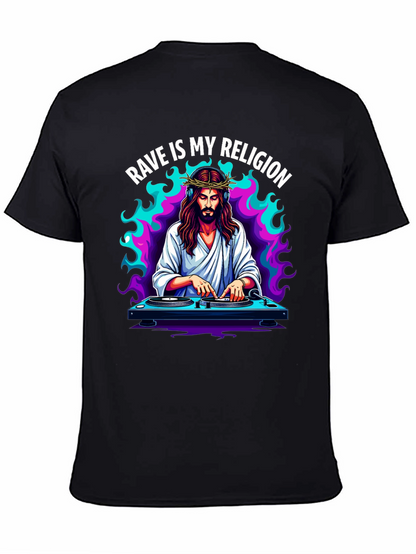 Camiseta Rave is My Religion - Diseño Único