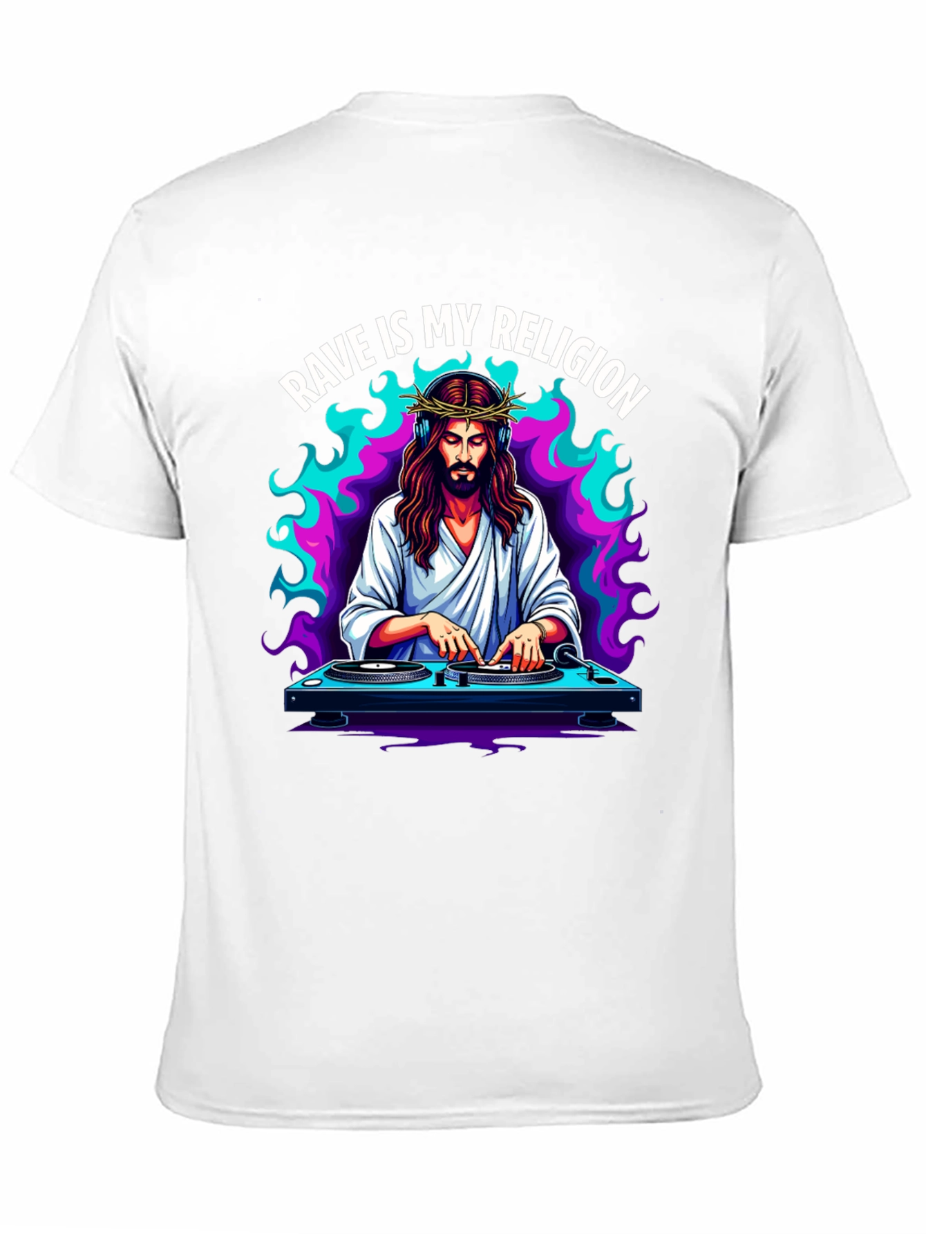 Camiseta Rave is My Religion - Diseño Único