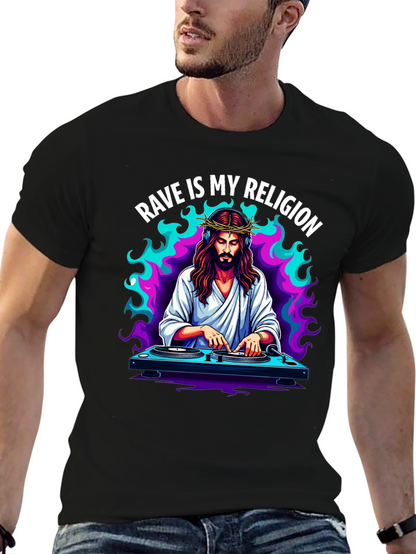 Camiseta Rave is My Religion - Diseño Único
