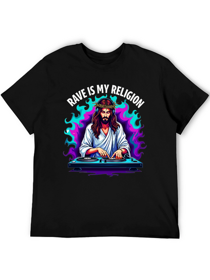 Camiseta Rave is My Religion - Diseño Único