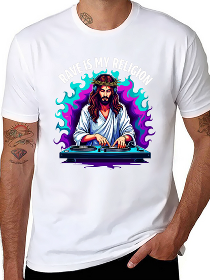 Camiseta Rave is My Religion - Diseño Único